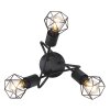 Globo XARA I Ceiling Light black, 3-light sources