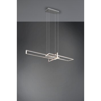 Trio Salinas Pendant Light LED matt nickel, 1-light source