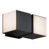 Lutec CUBA Outdoor Wall Light LED black, 2-light sources