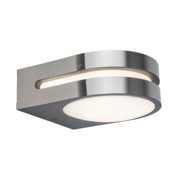 Lutec FANCY Outdoor Wall Light LED stainless steel, 1-light source