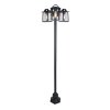 Lutec KELSEY Lamp Post black, 3-light sources