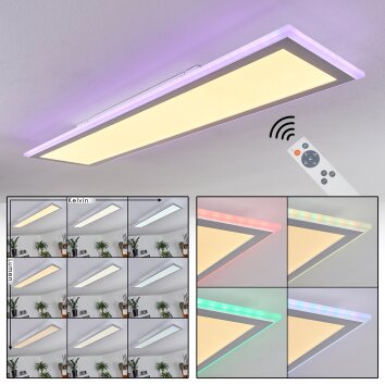 Mota Ceiling Light LED white, 1-light source, Remote control, Colour changer