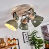 Orny Ceiling Light green, Light wood, 3-light sources