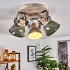 Orny Ceiling Light green, Light wood, 3-light sources