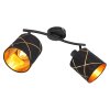 Globo BEMMO Ceiling Light black, 2-light sources
