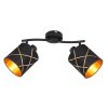 Globo BEMMO Ceiling Light black, 2-light sources