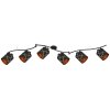 Globo BEMMO Ceiling Light black, 6-light sources