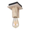 Globo ADALIE Ceiling Light Light wood, black, 1-light source