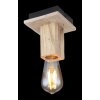 Globo ADALIE Ceiling Light Light wood, black, 1-light source