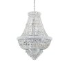 Ideallux DUBAI Pendant Light chrome, 24-light sources