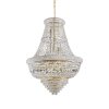 Ideallux DUBAI Pendant Light brass, 24-light sources