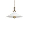 Ideallux ERIS-4 Pendant Light gold, 1-light source
