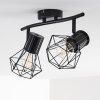 Bardhaman Ceiling Light black, 2-light sources