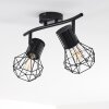 Bardhaman Ceiling Light black, 2-light sources