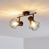 Bardhaman Ceiling Light black, 2-light sources