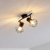 Bardhaman Ceiling Light black, 2-light sources