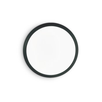 Ideallux GEMMA Ceiling Light LED black, 1-light source
