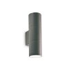 Ideallux GUN Outdoor Wall Light anthracite, 2-light sources