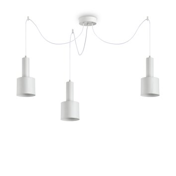Ideallux HOLLY Pendant Light white, 3-light sources