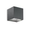 Ideallux RUBIK Outdoor Wall Light LED anthracite, 1-light source