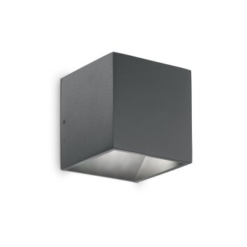 Ideallux RUBIK Outdoor Wall Light LED anthracite, 1-light source