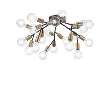 Ideallux SPARK Ceiling Light black, 20-light sources