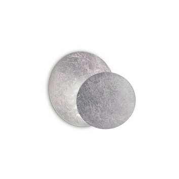Ideallux TICK Wall Light LED silver, 1-light source