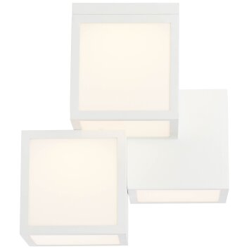 Brilliant Cubix Ceiling Light LED white, 1-light source