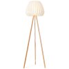 Brilliant Inna Floor Lamp Light wood, white, 1-light source