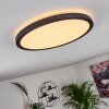 Boyero Ceiling Light LED black, 1-light source
