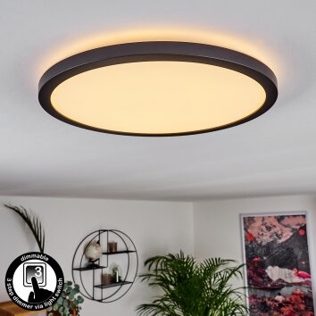 Boyero Ceiling Light LED black, 1-light source