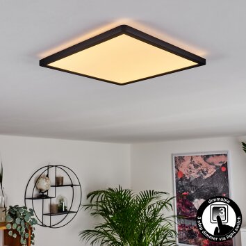 Boyero Ceiling Light LED black, 1-light source