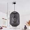 Narowai Pendant Light black, 1-light source