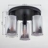 Hunouri Ceiling Light black, 3-light sources