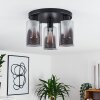 Hunouri Ceiling Light black, 3-light sources