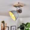 Orny Ceiling Light Light wood, silver, 1-light source