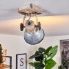 Orny Ceiling Light Light wood, silver, 1-light source