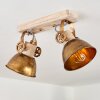 Orny Ceiling Light bronze, Light wood, 2-light sources