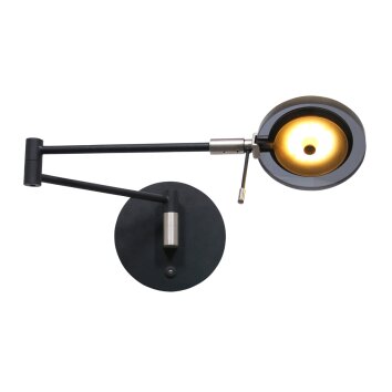 Steinhauer Turound Wall Light LED black, 1-light source
