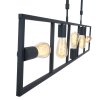 Steinhauer Racky Pendant Light black, 5-light sources
