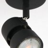 Steinhauer Natasja Ceiling Light LED black, 1-light source