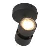 Steinhauer Natasja Ceiling Light LED black, 1-light source