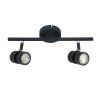 Steinhauer Natasja Ceiling Light LED black, 2-light sources