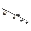 Steinhauer Natasja Ceiling Light LED black, 4-light sources