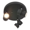 Steinhauer Natasja Ceiling Light LED black, 3-light sources