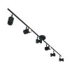 Steinhauer Natasja Ceiling Light LED black, 6-light sources