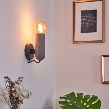 Nonume Wall Light grey, black, 1-light source
