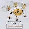 Scone Pendant Light gold, brass, 3-light sources