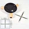 Vasanello Ceiling Light Light wood, black, 3-light sources