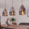 Francisco Pendant Light Oxidised Silver, 3-light sources